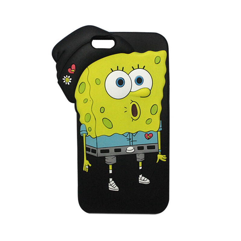 卡通動物硅膠手機(jī)殼，全包防摔手機(jī)套-硅膠套