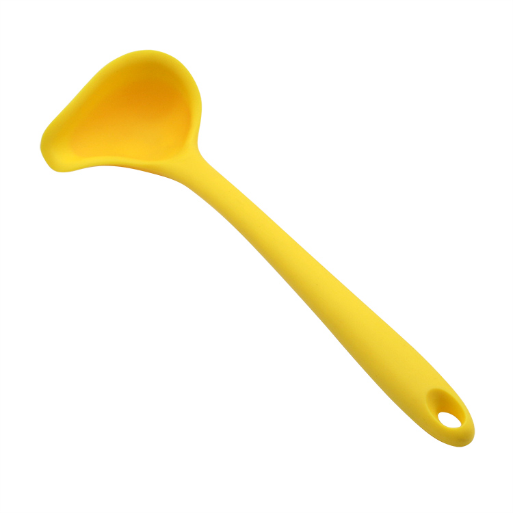 隔熱硅膠湯勺，舀湯專用硅膠勺子_硅膠廚具
