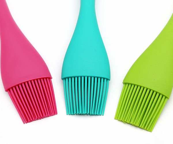 食品用硅膠燒烤刷，一體式調(diào)料油刷毛