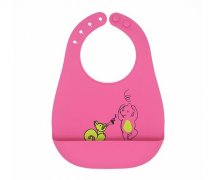 嬰兒圍嘴硅膠飯兜，小孩吃飯硅膠口水巾