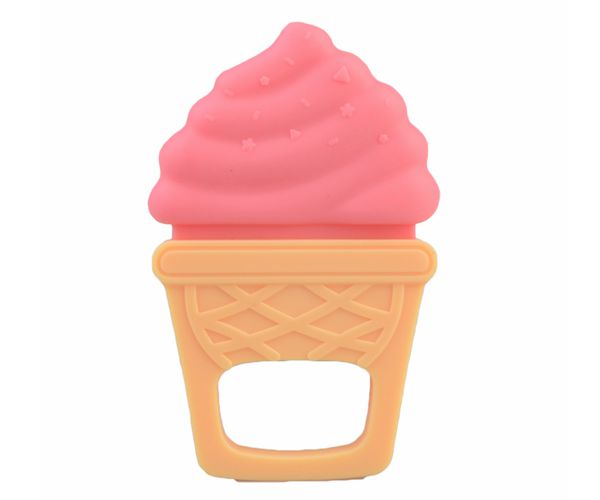 嬰幼兒牙膠益智冰激凌硅膠磨牙玩具